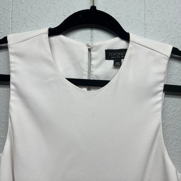 Topshop Office Workwear Party Feminine Sophisticated Elegant Womens Top Size 4 - Picture 5 of 14